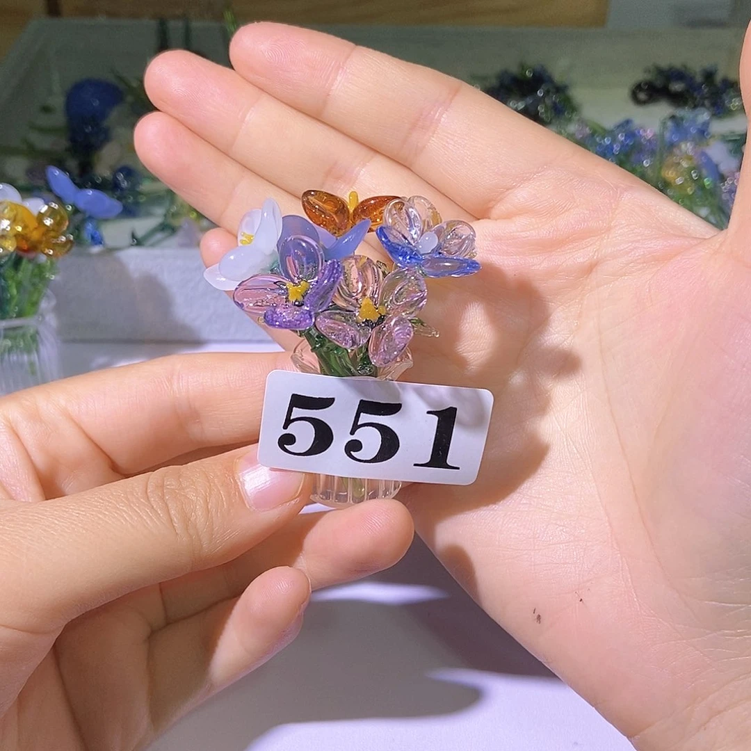 琉璃手工艺品551花盆