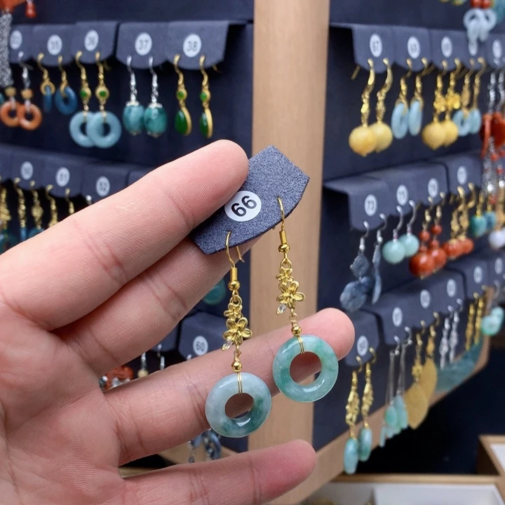 未镶嵌翡翠耳饰耳饰