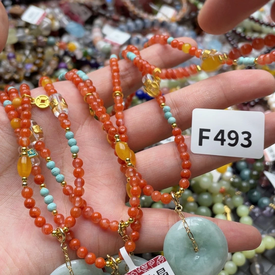 水晶手链未镶嵌多样性