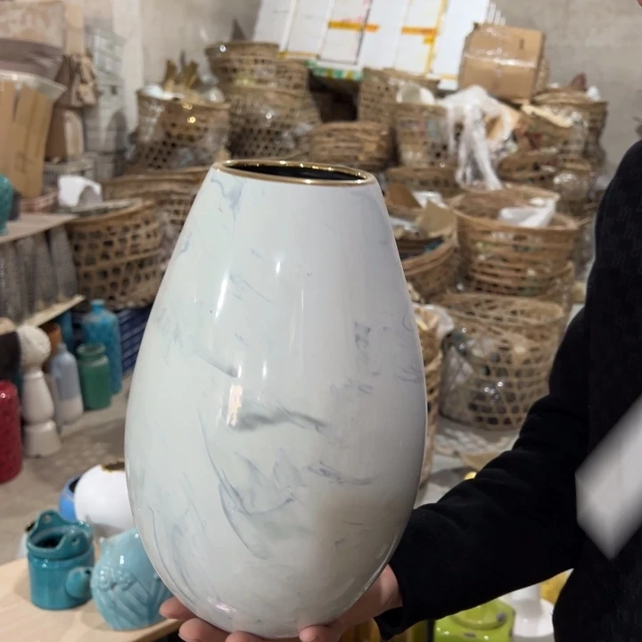 摆件高30口9公分微瑕捡漏晕染