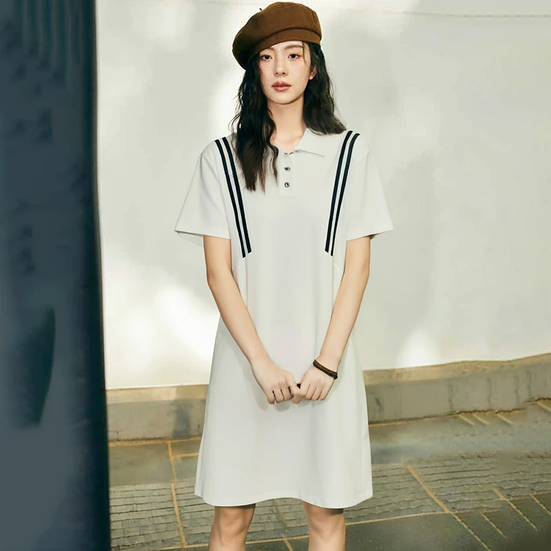 350864【伊系列】运动风减龄连衣裙Q23X1L3066