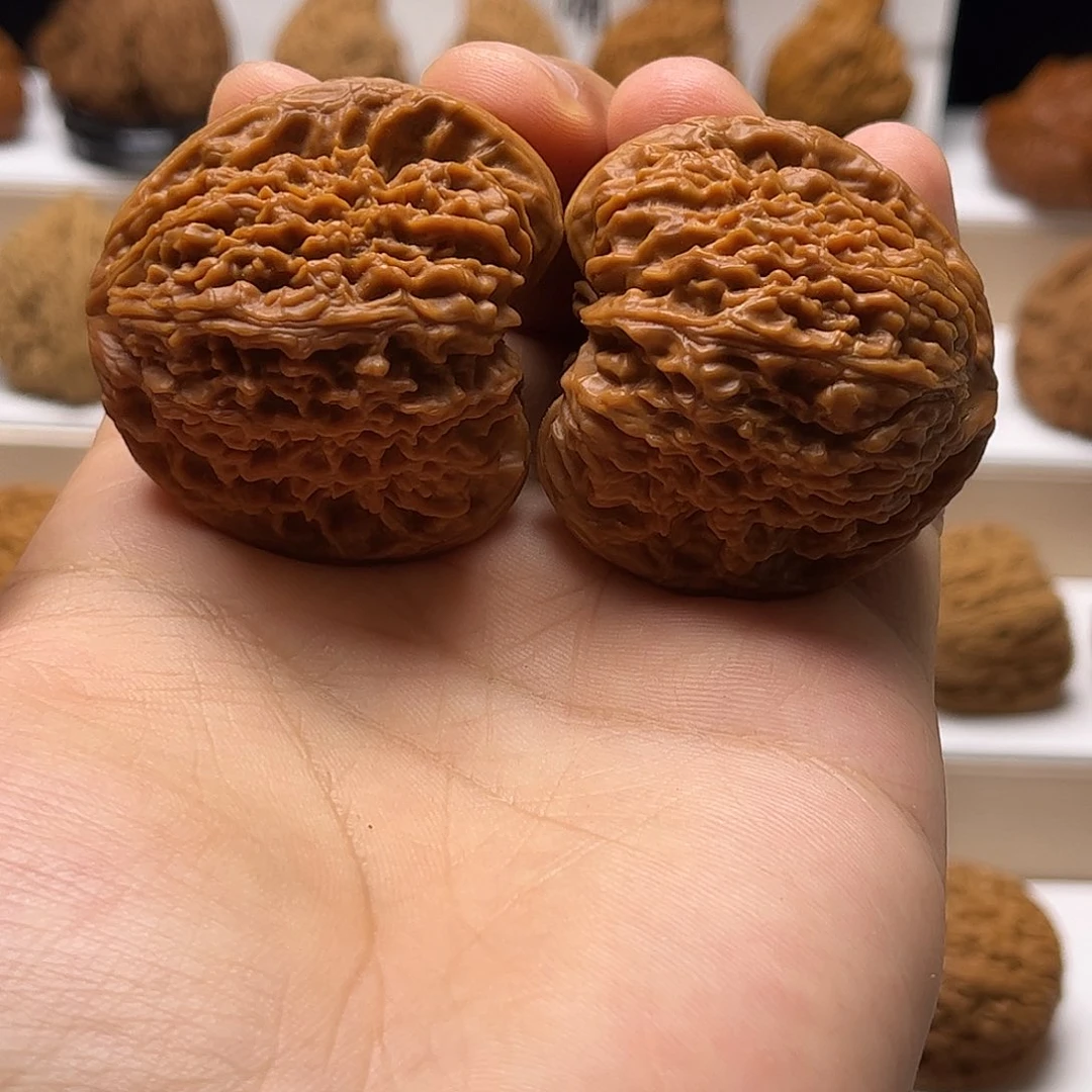 吊坠文玩核桃44尺拉丝团子，顺丰到付