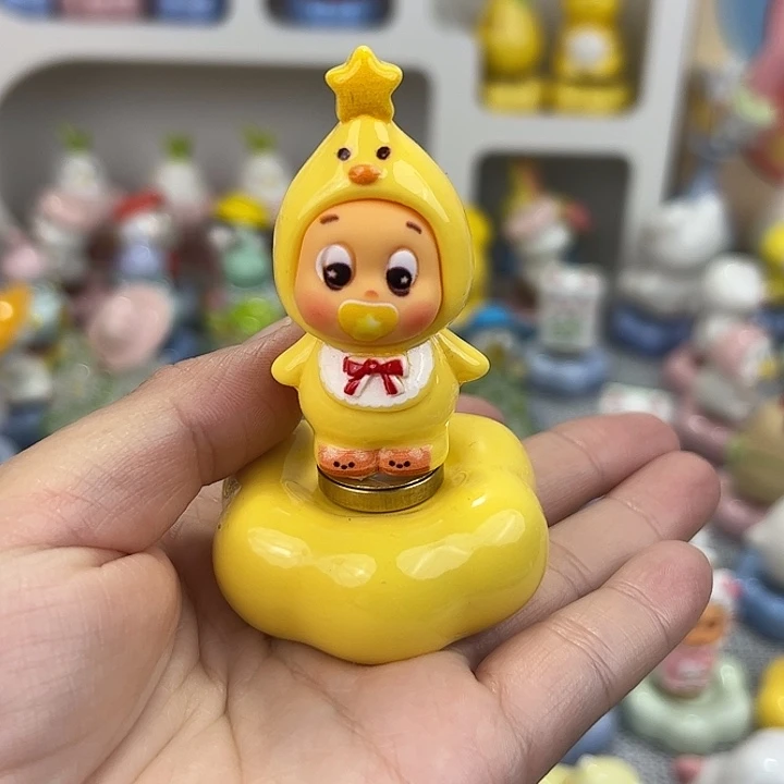 塑料星星人转转小摆件
