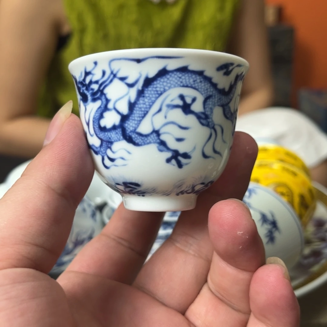 摆件瓷器的时候我也是醉