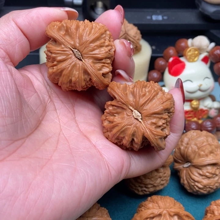 我***个桃核吊坠白狮45尺