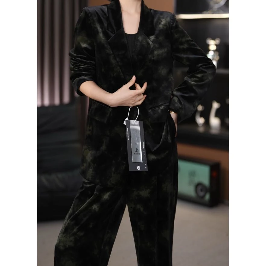 JUDIAN-流光梦境西装上衣+裤子两件套8jd85743