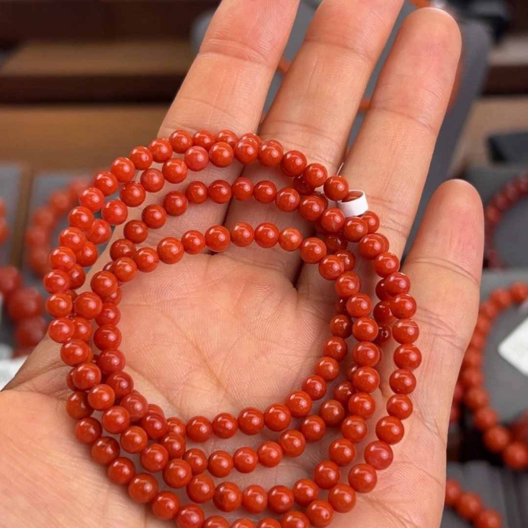 手链未镶嵌南红玛瑙4mm