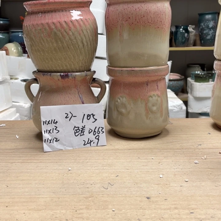 紫砂花盆多肉花盆微瑕105