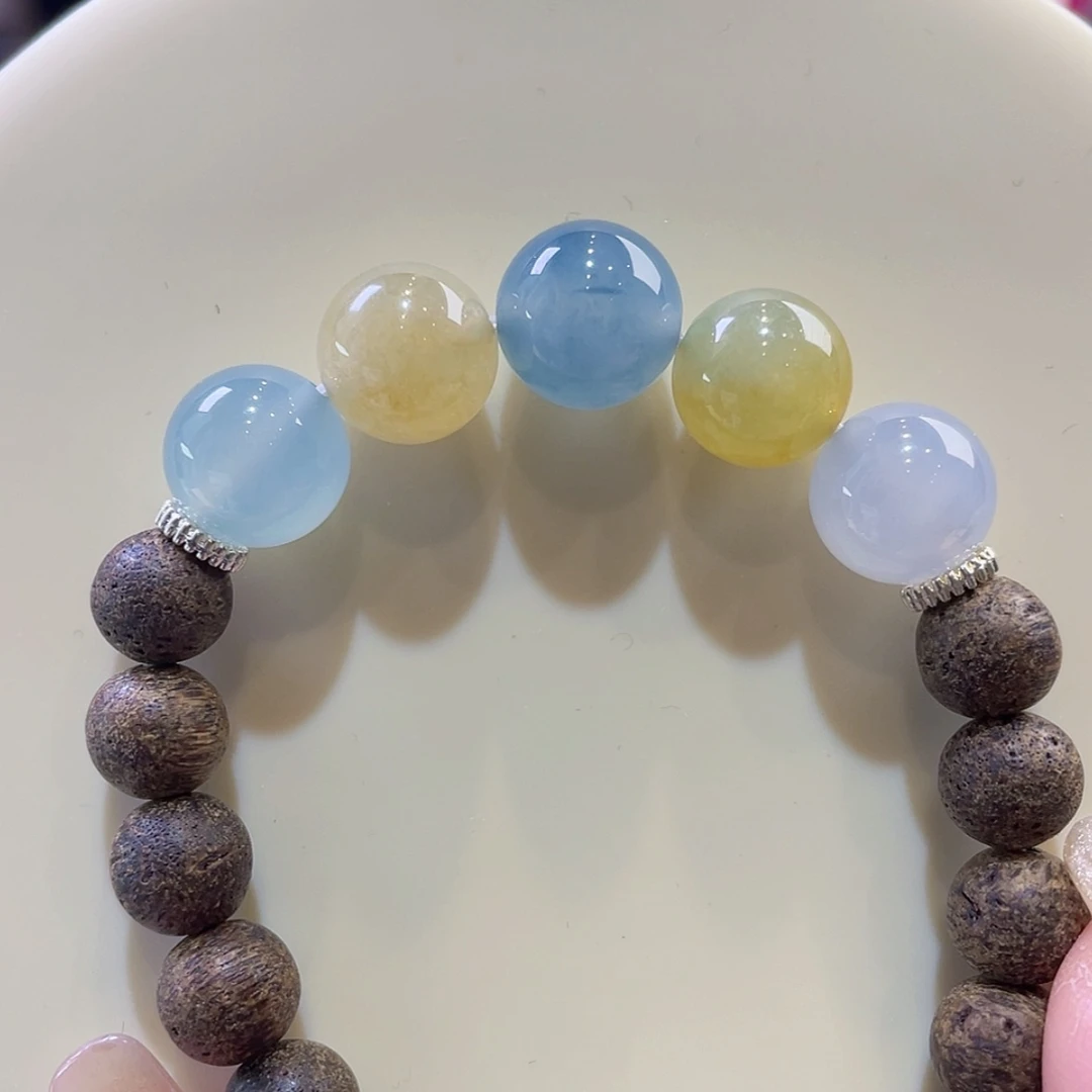 【闪购商品】翡翠颈饰未镶嵌马卡龙