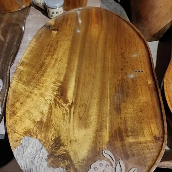 小叶桢楠金丝楠木茶盘