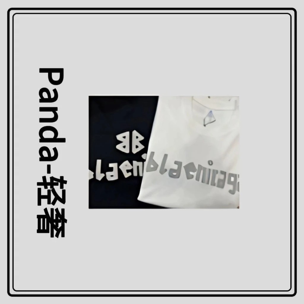 K125夏季男女同款百搭时尚潮牌短袖T恤