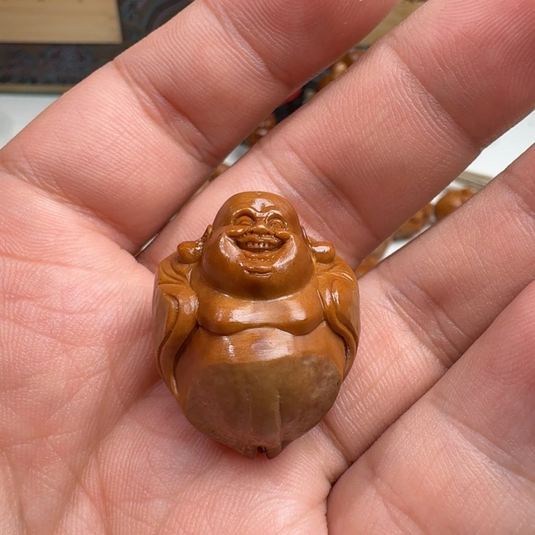 橄榄核手串/手链包衣弥勒佛橄榄核雕