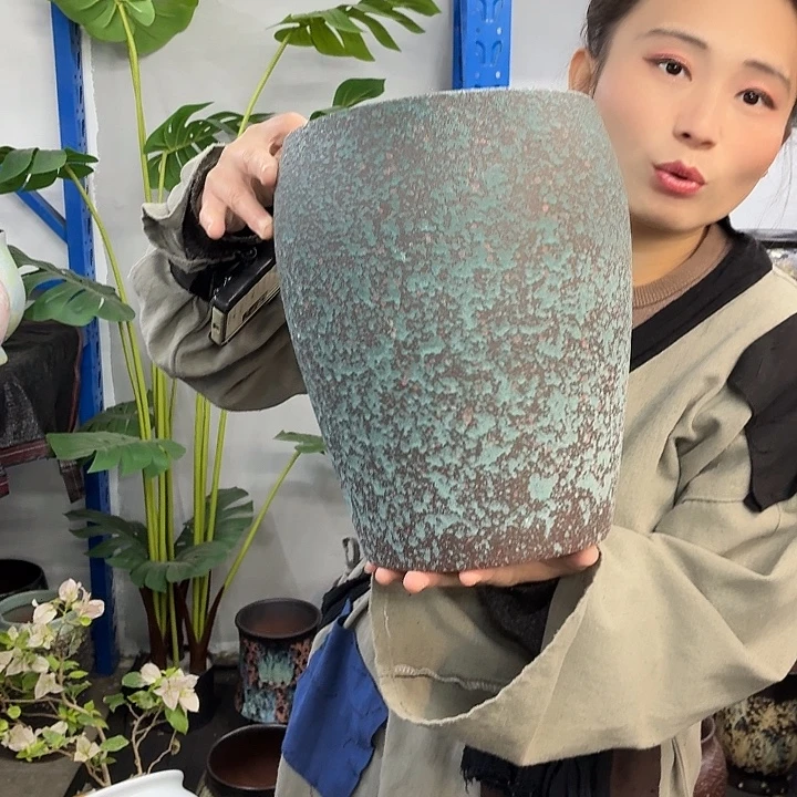 20×29 -粗陶花盆有孔-买买买