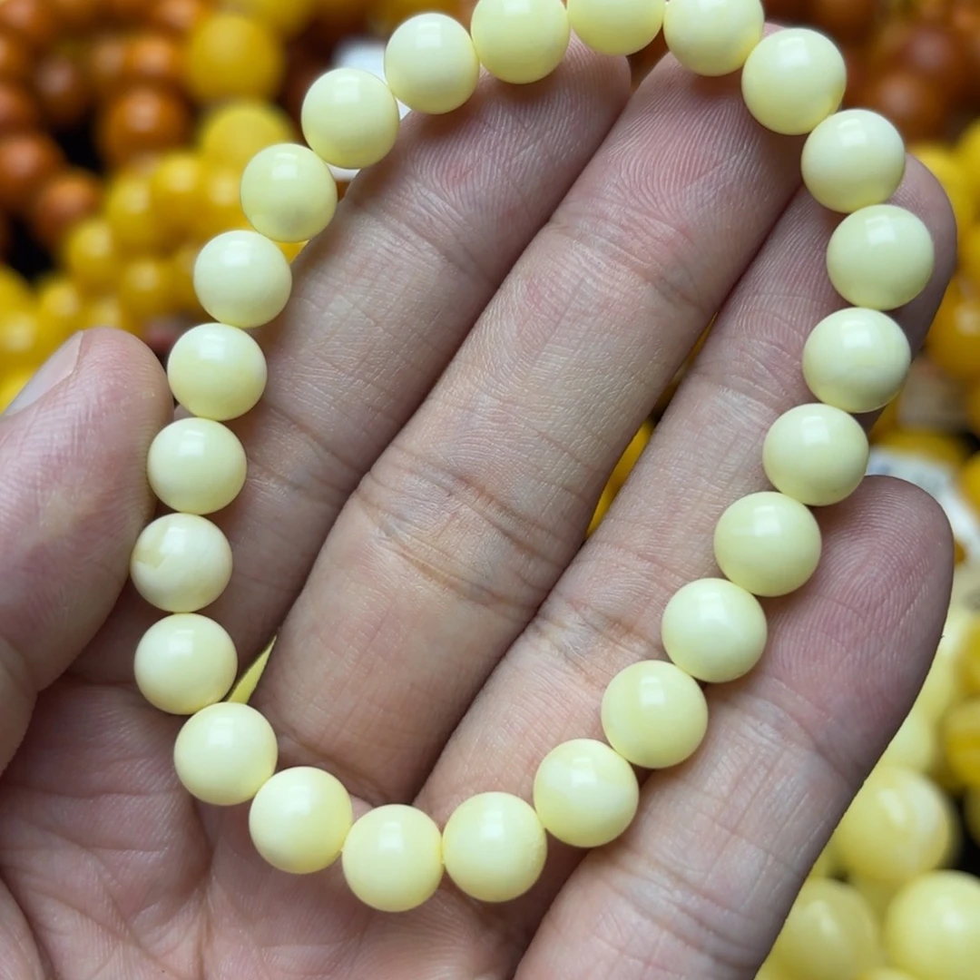 未镶嵌琥珀手链蜜蜡