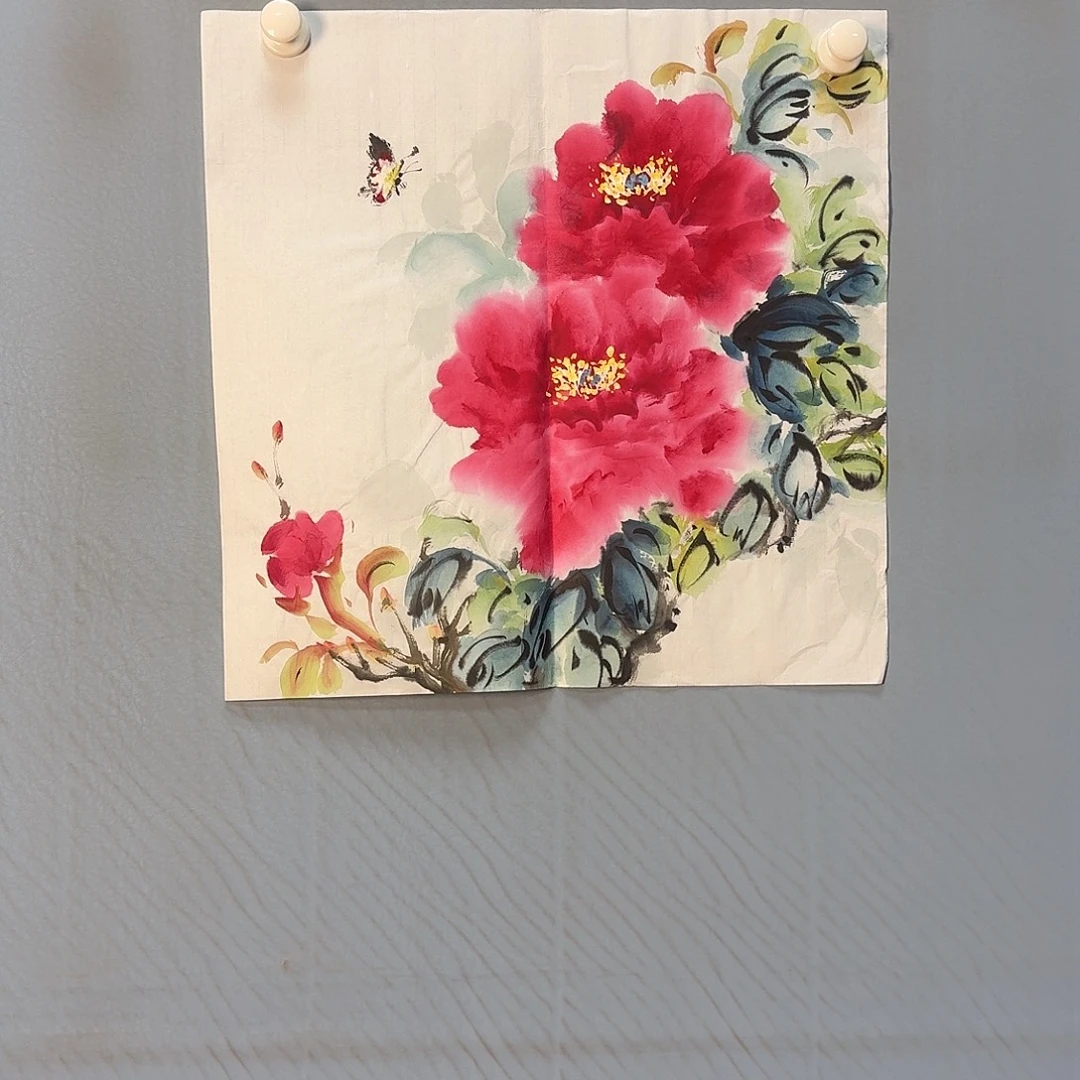 国画1138 牡丹一如您的脸颊