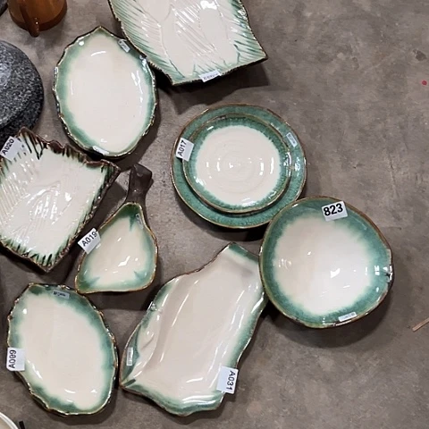 微瑕，不能明火，9件陶瓷西***h