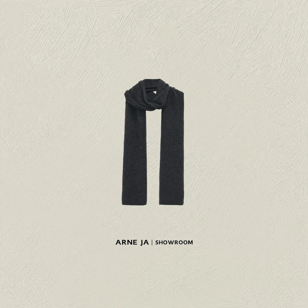 ARNE JA｜“织物之美”冬日治愈系绵羊毛精纺围巾W11160810