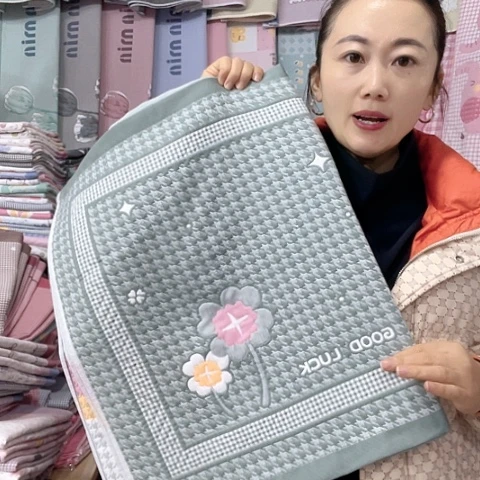 棉特价军绿色千鸟格