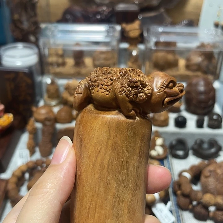 静***)其他檀香木印度迈索尔老山檀香茶刀