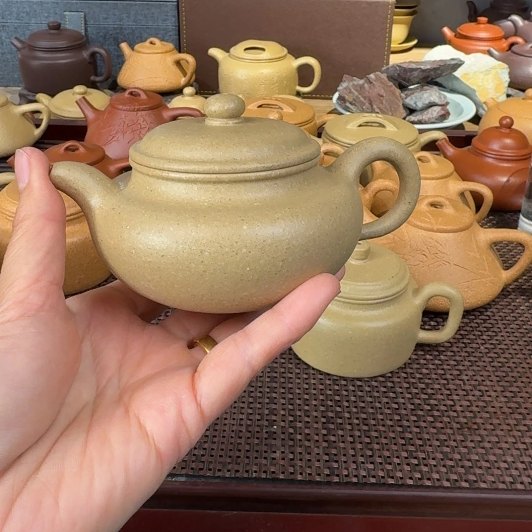 本山绿泥茶壶梨皮200毫升左右