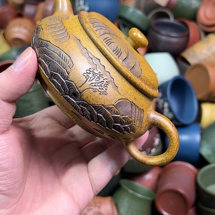 紫砂茶杯全手工紫砂主人杯