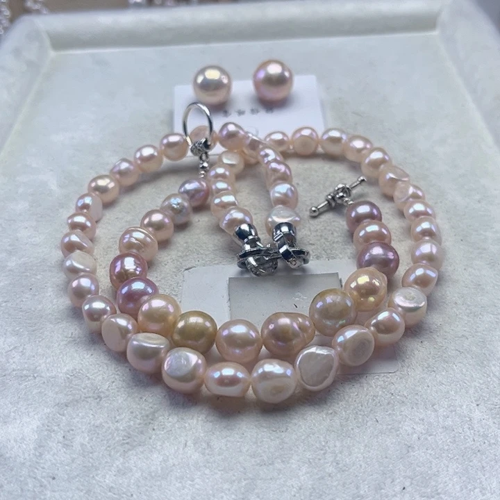 淡水珍珠套装未镶嵌【纯恬】