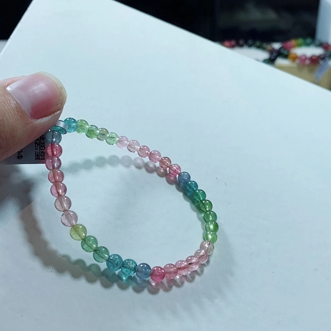 碧玺手链未镶嵌月****5碧玺