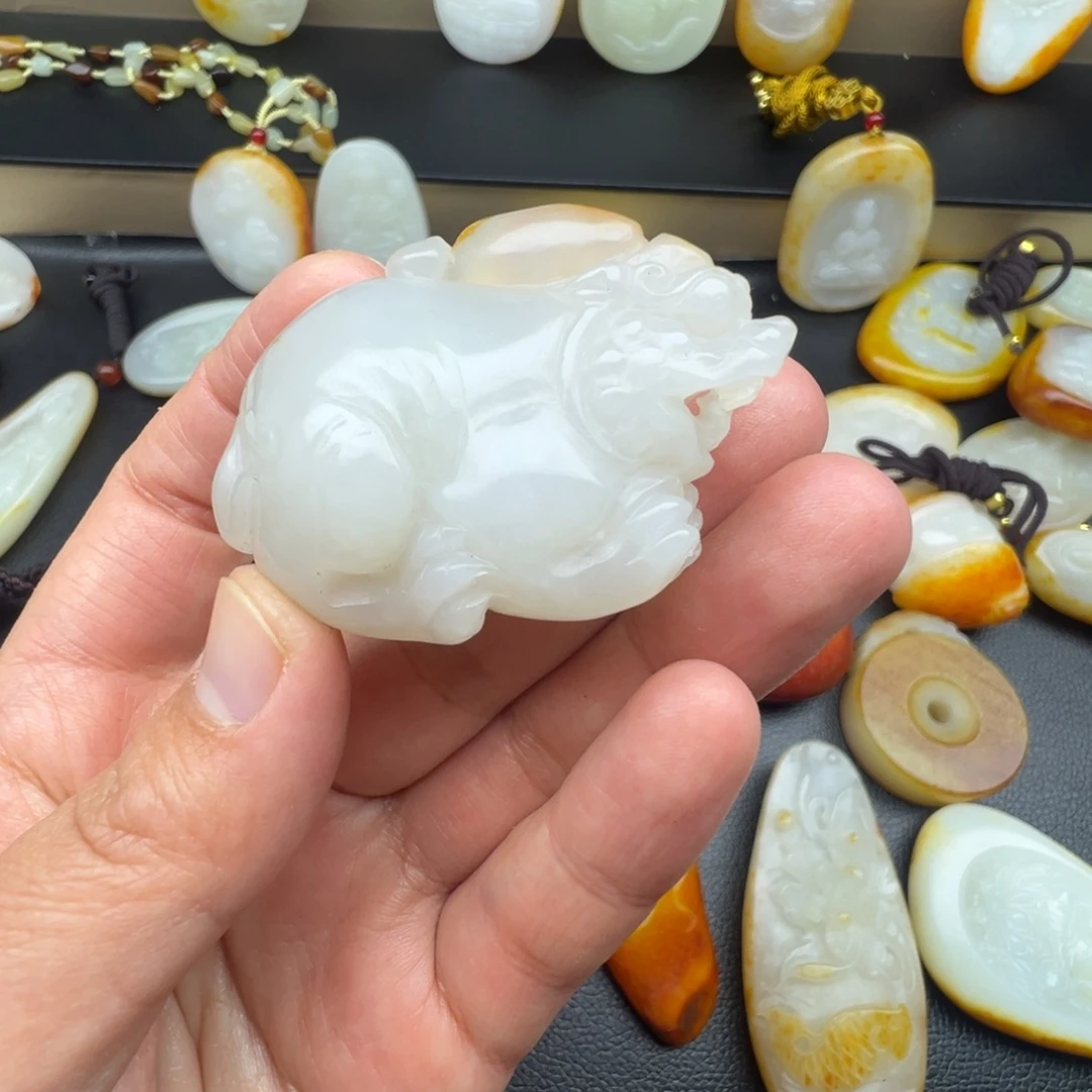 残***忆玉新疆精品美货貔貅