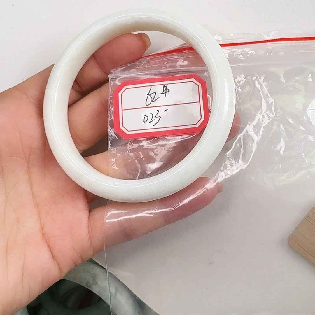 蓝田玉（蛇纹石化大理石玉）未镶嵌手镯