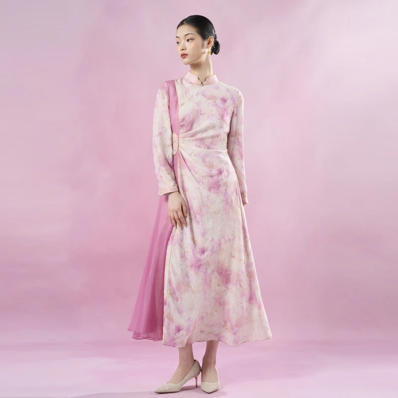 JIXIANGYIJIA/吉祥衣家玉兰芳华（连衣裙）954237253