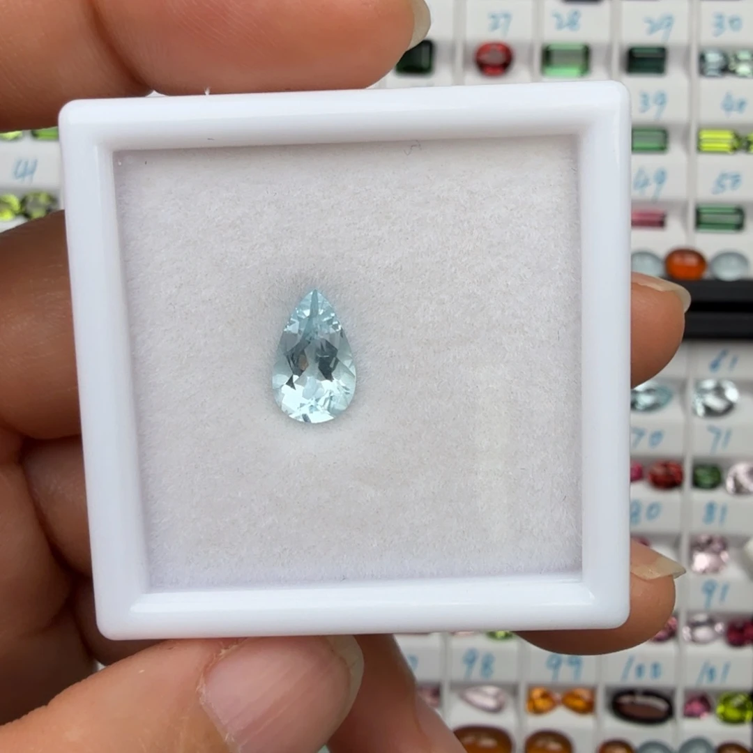 海蓝宝石裸石天然1.48克拉