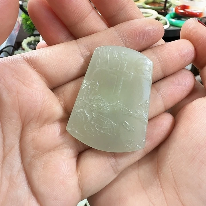 颈饰未镶嵌和田玉