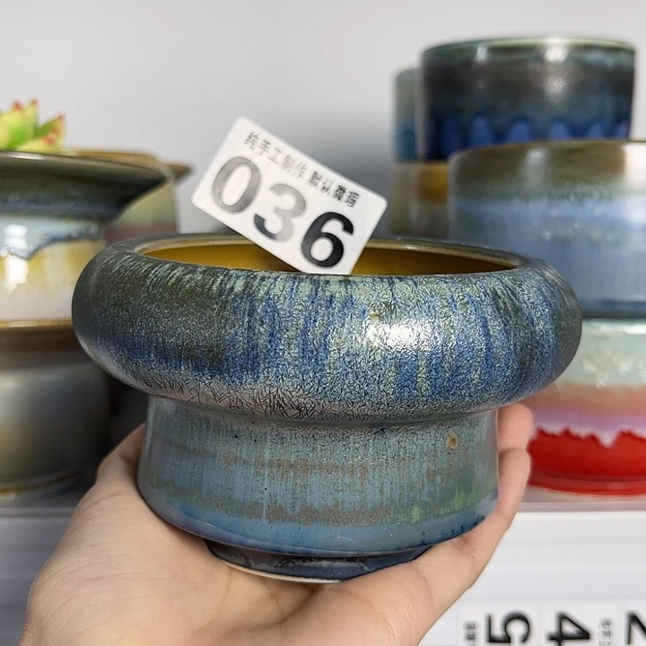 景德镇陶瓷盆 满30包邮 口9