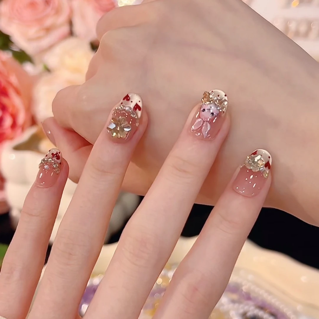 【金兔爱财】秋冬爆款~纯手工穿戴甲片10个甲片可重复使用