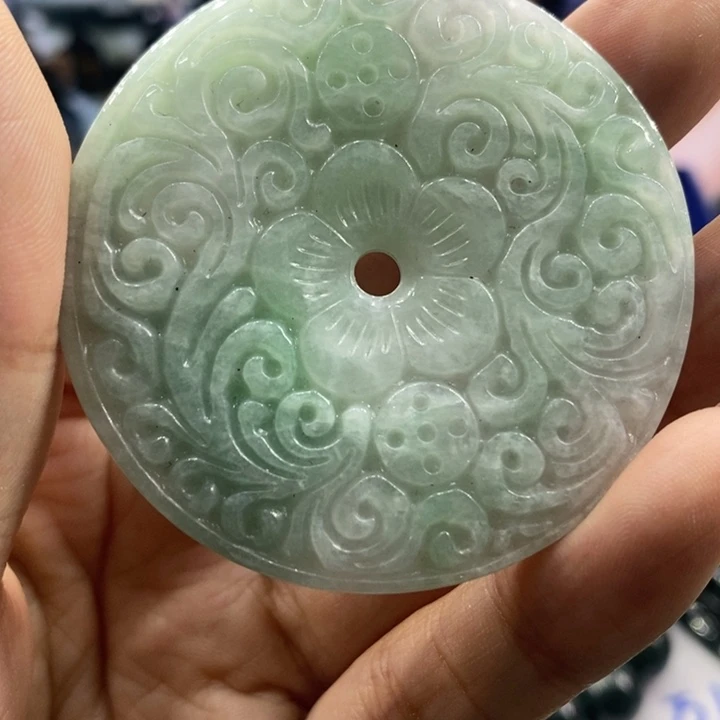 翡翠吊坠(不含链)未镶嵌江****水