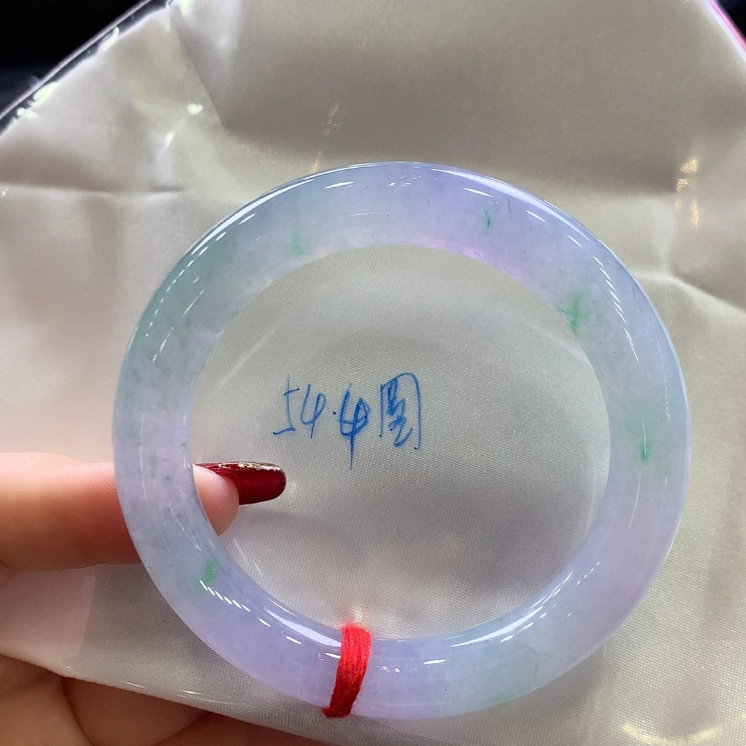 翡翠手镯未镶嵌54.4圆条