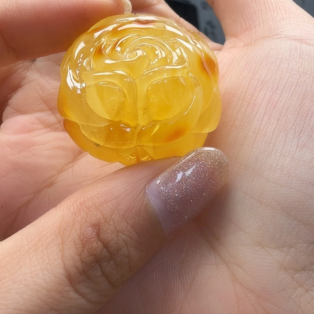 裸石琥珀未镶嵌你好