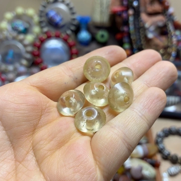 老白水飞碟珠6颗 卡13➕