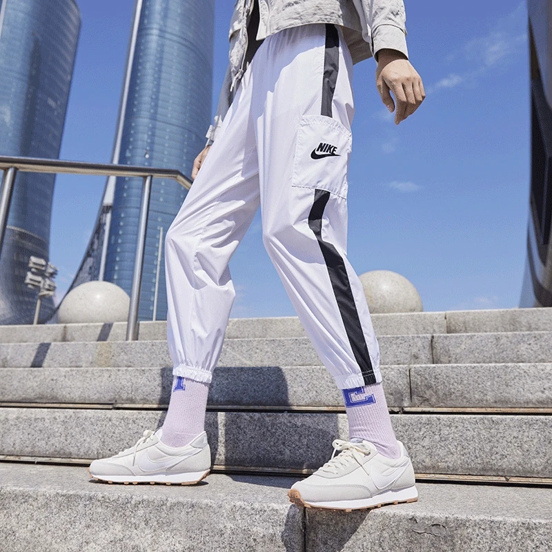 Nike耐克裤子女裤春季新款束脚裤子收口运动裤梭织休闲长裤CJ7347