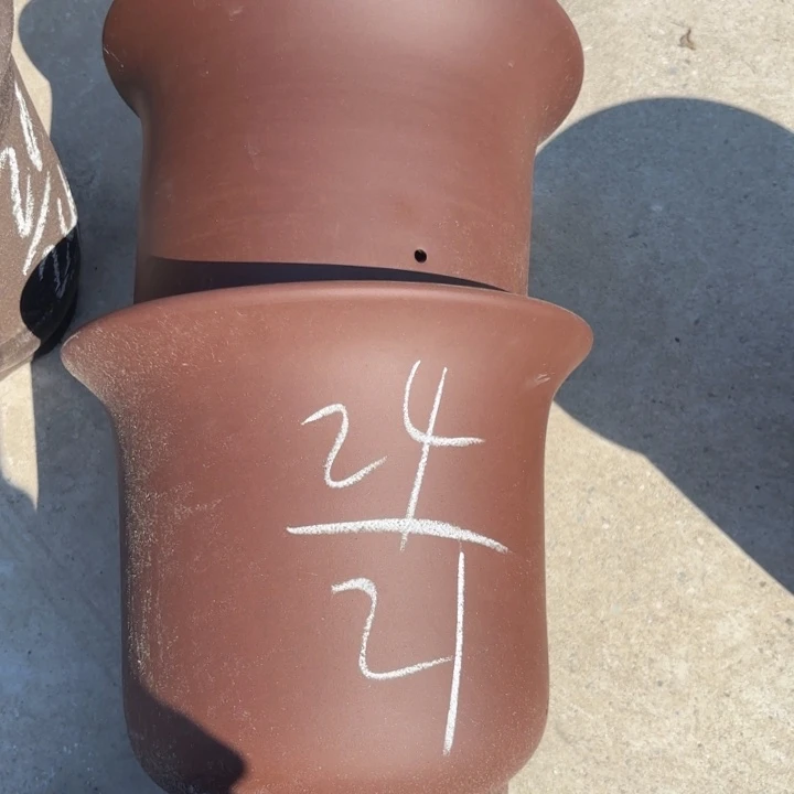 紫砂花盆紫砂的花