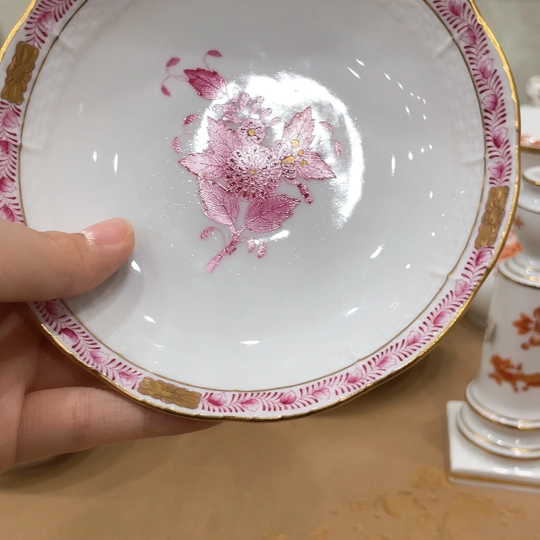 瓷片中古赫伦小碟子