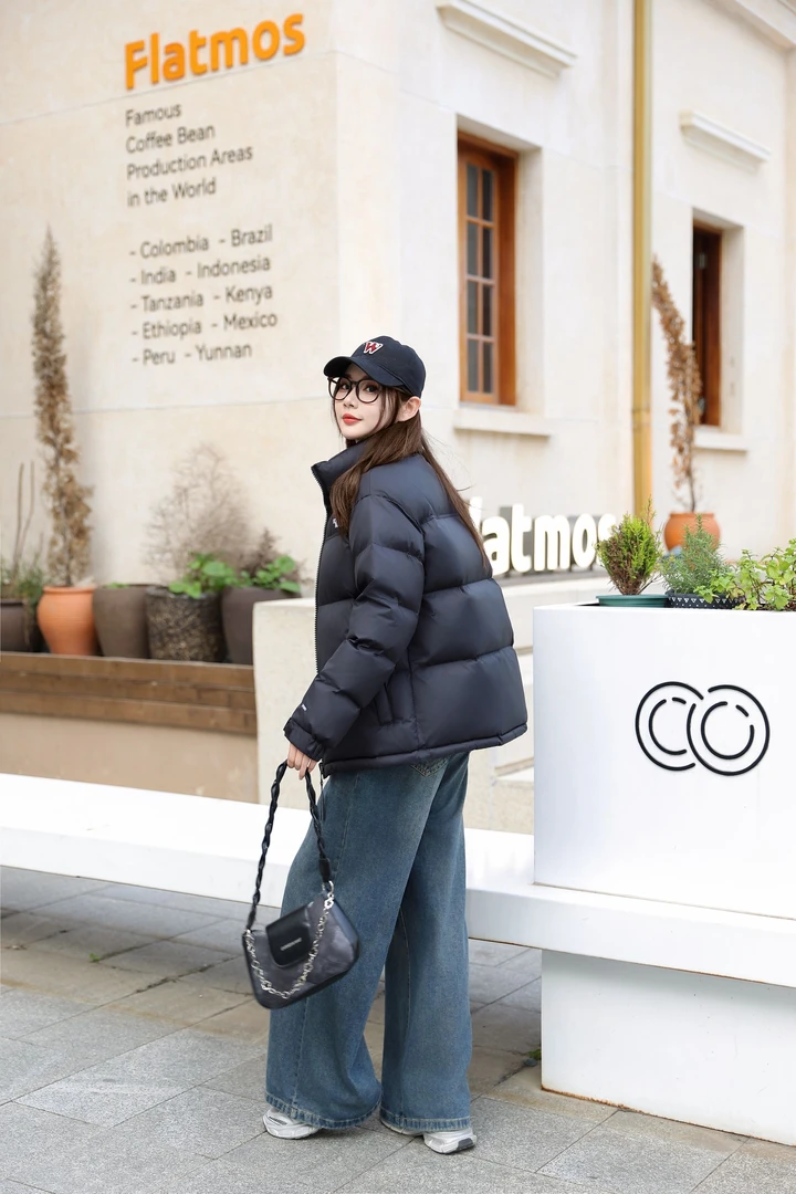 25秋冬防风保暖户外情侣立领刺绣短款上衣CP-6133