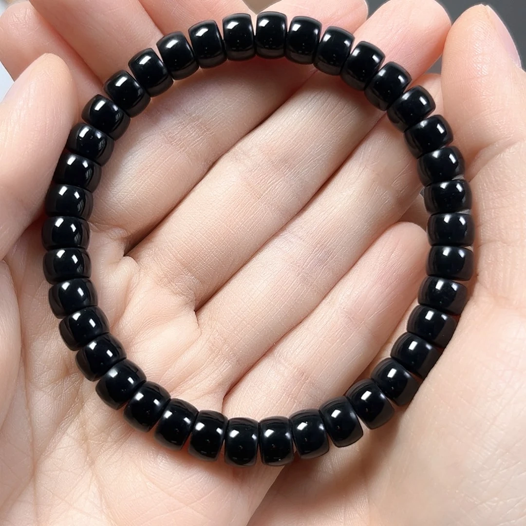 和田玉未镶嵌手串卡7珠宝级货头