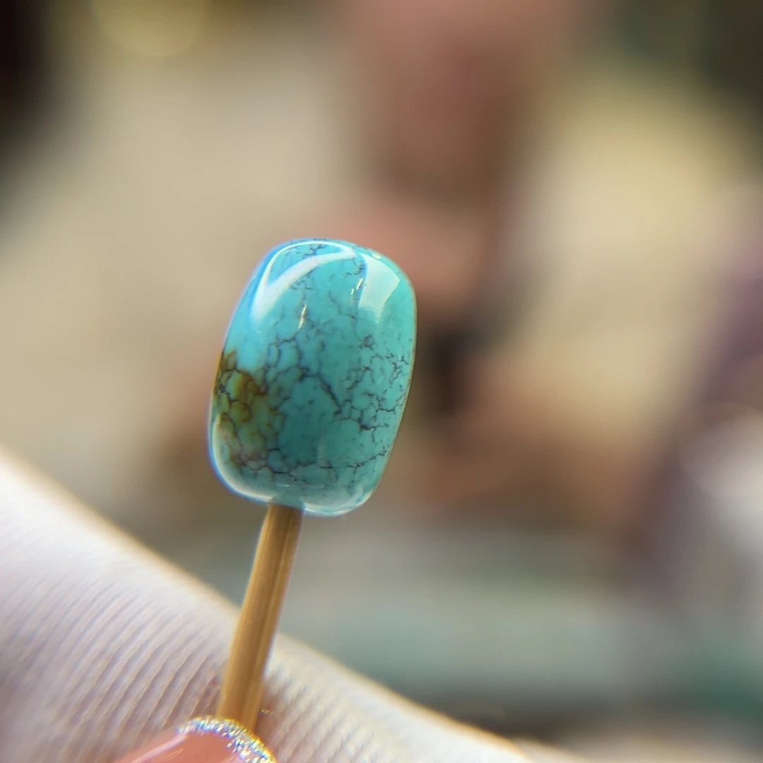 绿松石未镶嵌珠宝奇石9.5直径