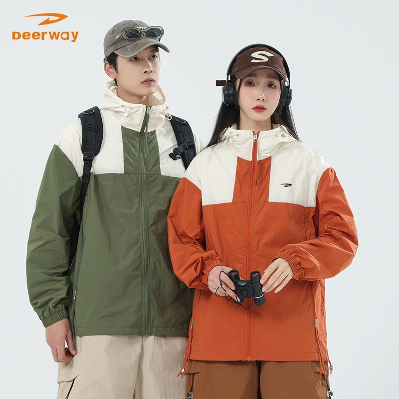 德尔惠夏季新款冰丝防晒衣情侣款皮肤衣外套UPF50+防紫外线防晒服