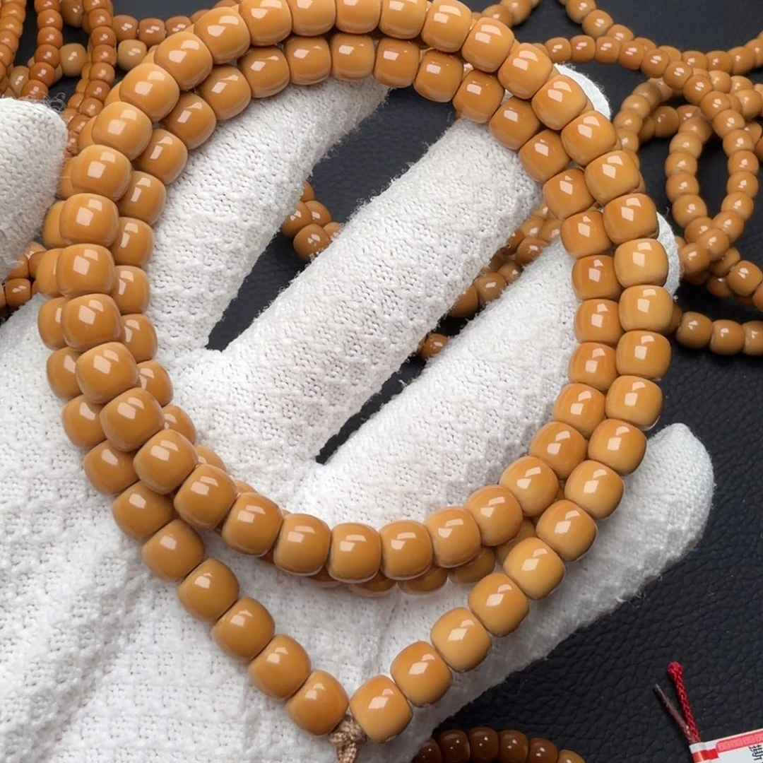 手串橄榄核7.4mm精品清水核核尖长串