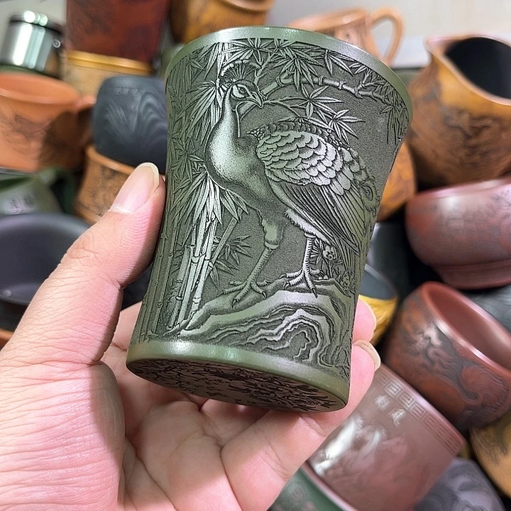 茶杯紫砂全手工紫砂主人杯