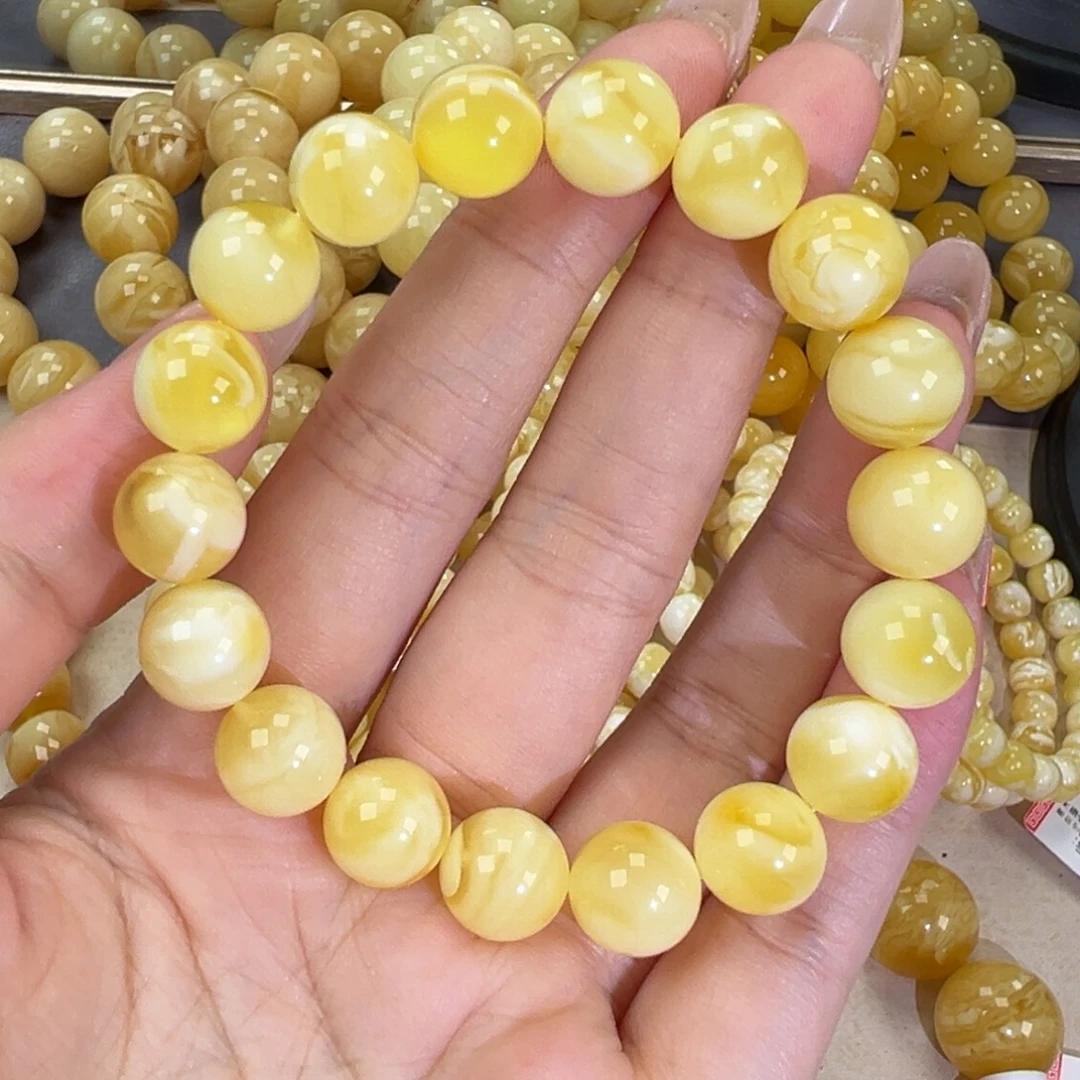 手链琥珀未镶嵌14妖花