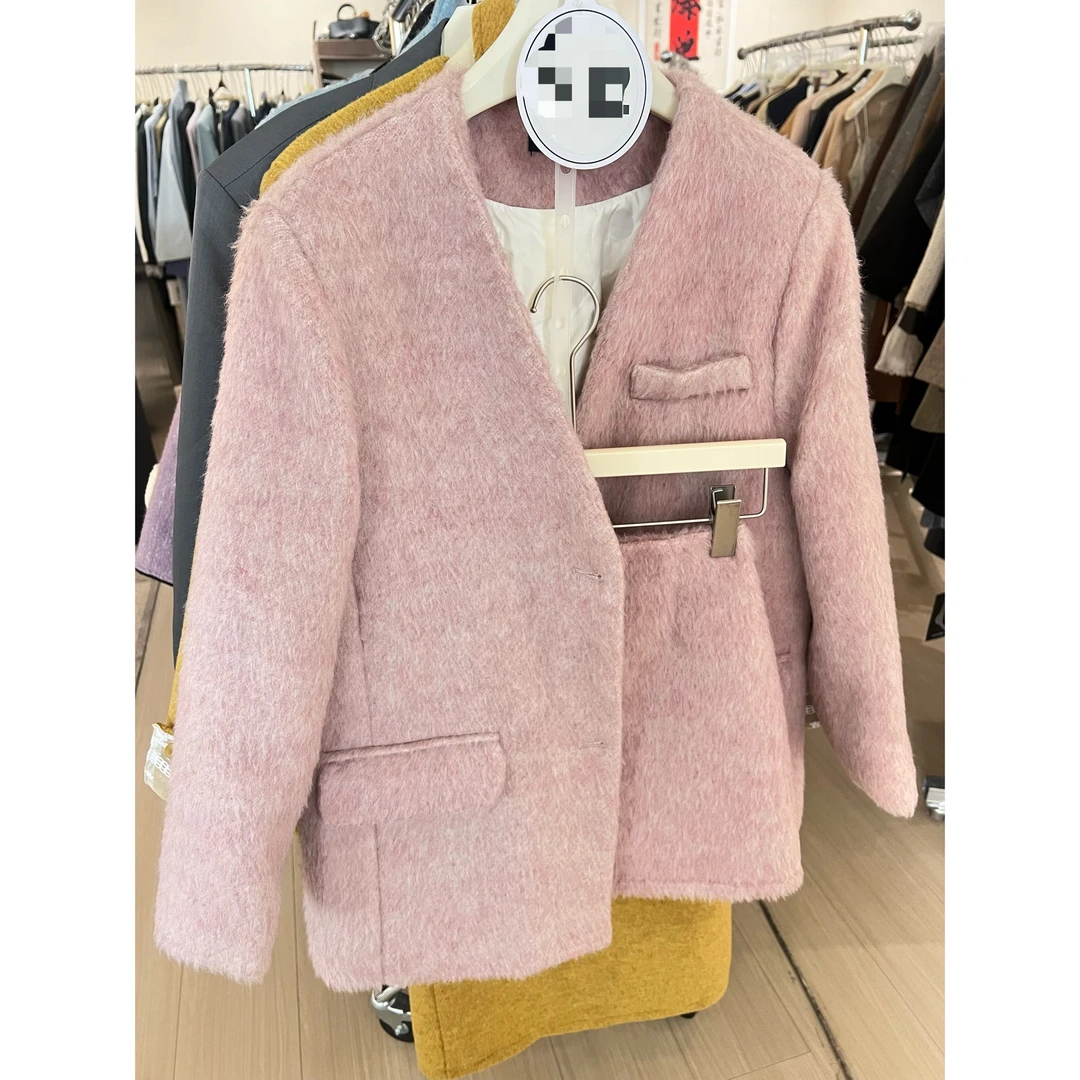 TINGTING 冬季新品小粉时尚套装加绒一整套 029