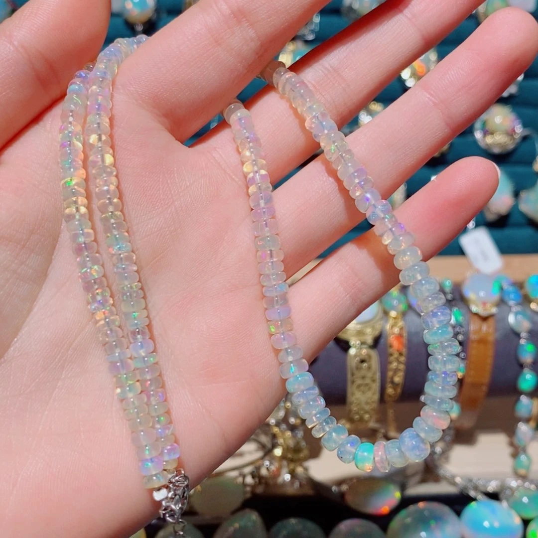 欧泊欧泊手链银S925镶嵌